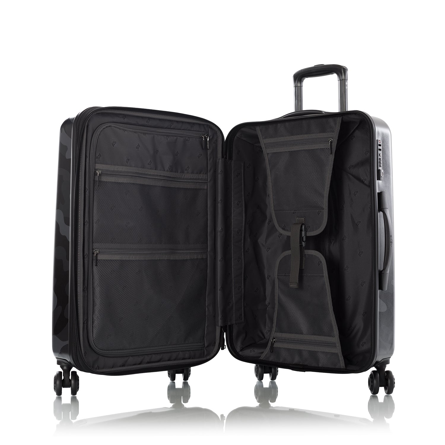 Black Camo Fashion Spinner® 3 Piece Luggage Set | Fashion Luggage