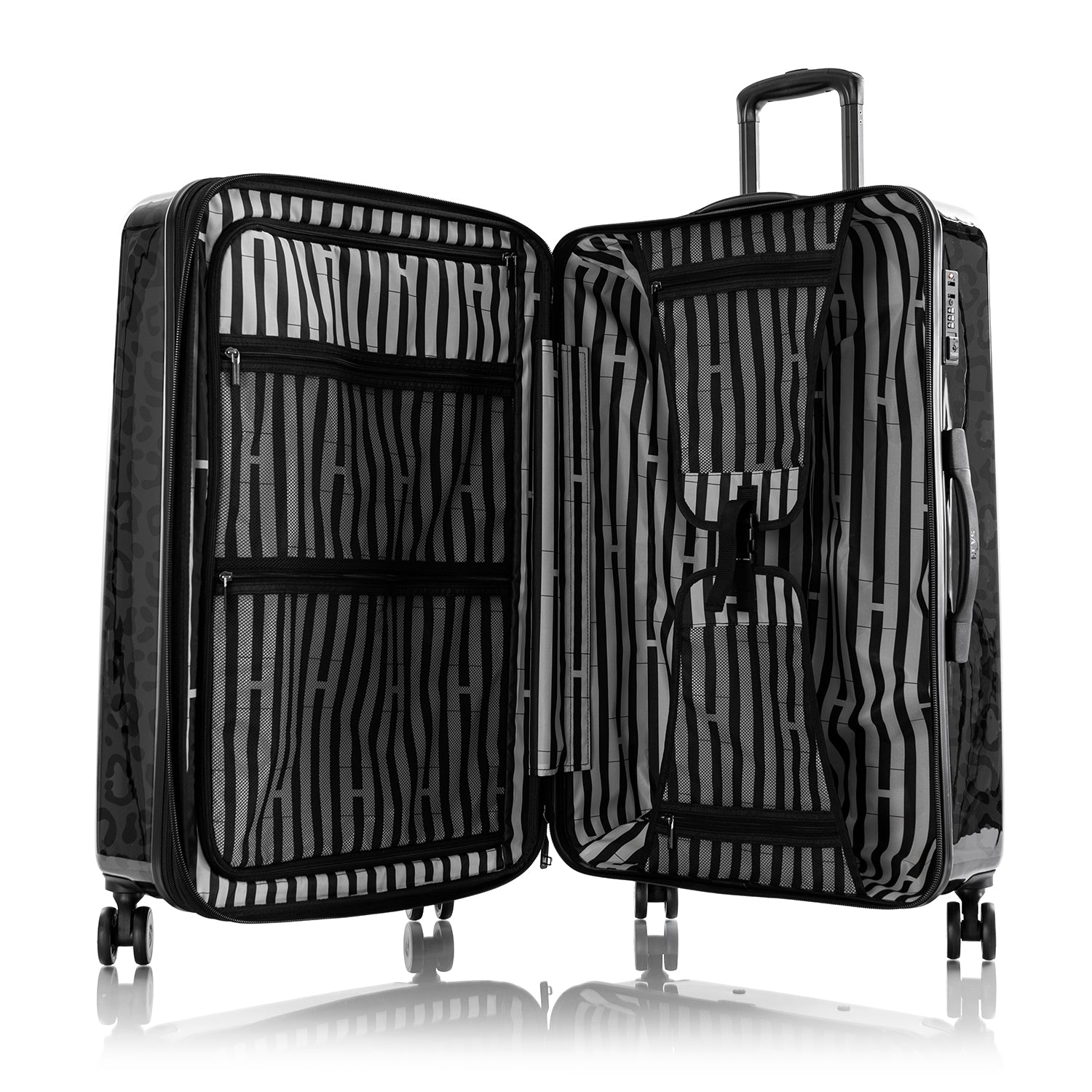 Black Leopard Fashion Spinner® 30 Inch Luggage | Check in Luggage