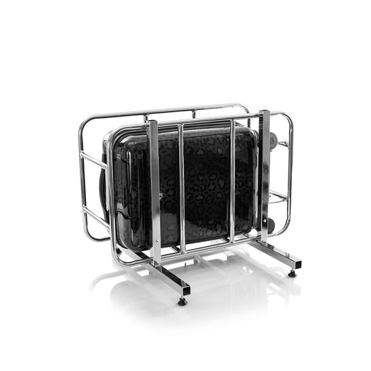 Black Leopard 3 Piece Fashion Spinner® Luggage Set | Fashion Luggage