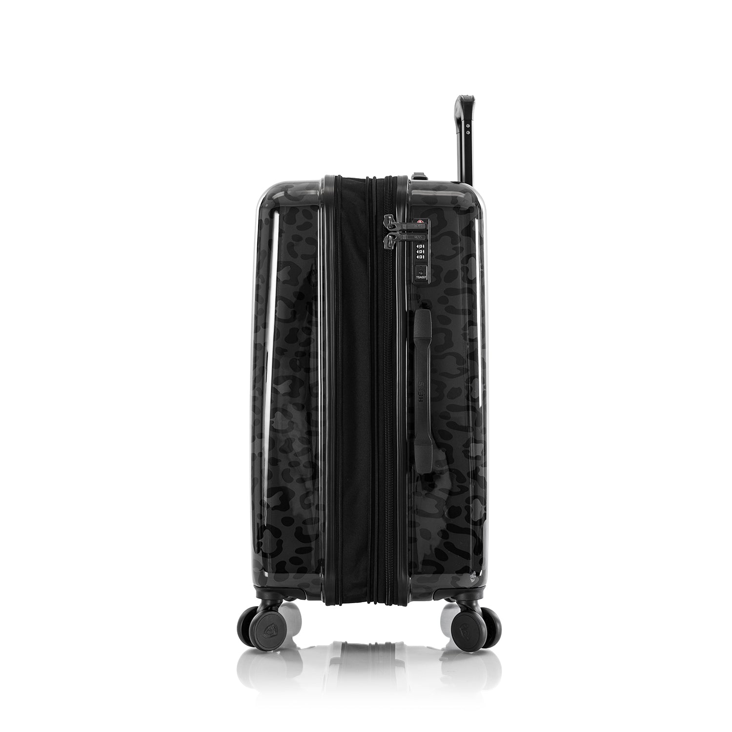 Black Leopard Fashion Spinner® 3 Piece Luggage Set | Fashion Luggage