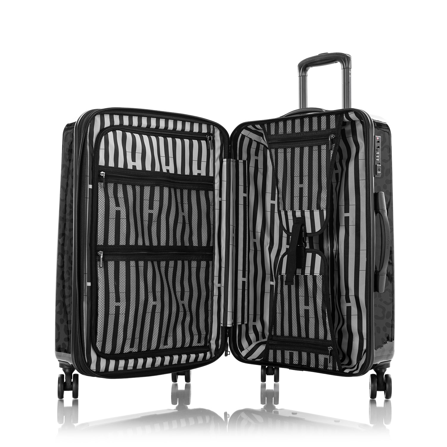 Black Leopard Fashion Spinner® 26 Inch Luggage | Check in Luggage