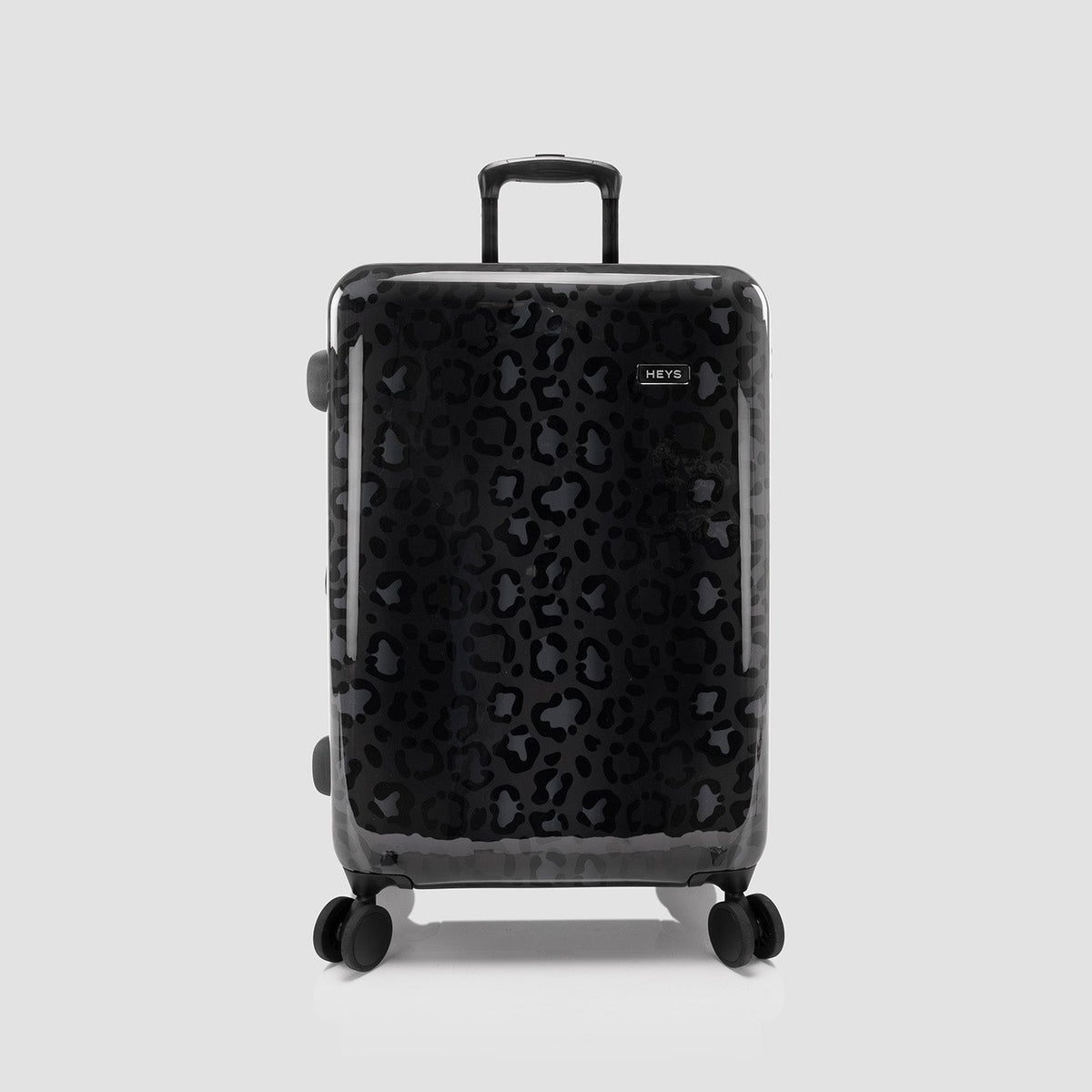 Elite Fashion Spinner® - Black Leopard 3 Piece Luggage Set