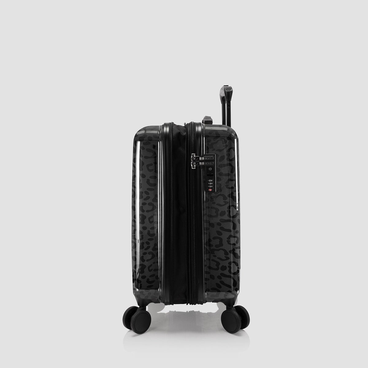 Elite Fashion Spinner® - Black Leopard 21 Inch Carry-On Luggage