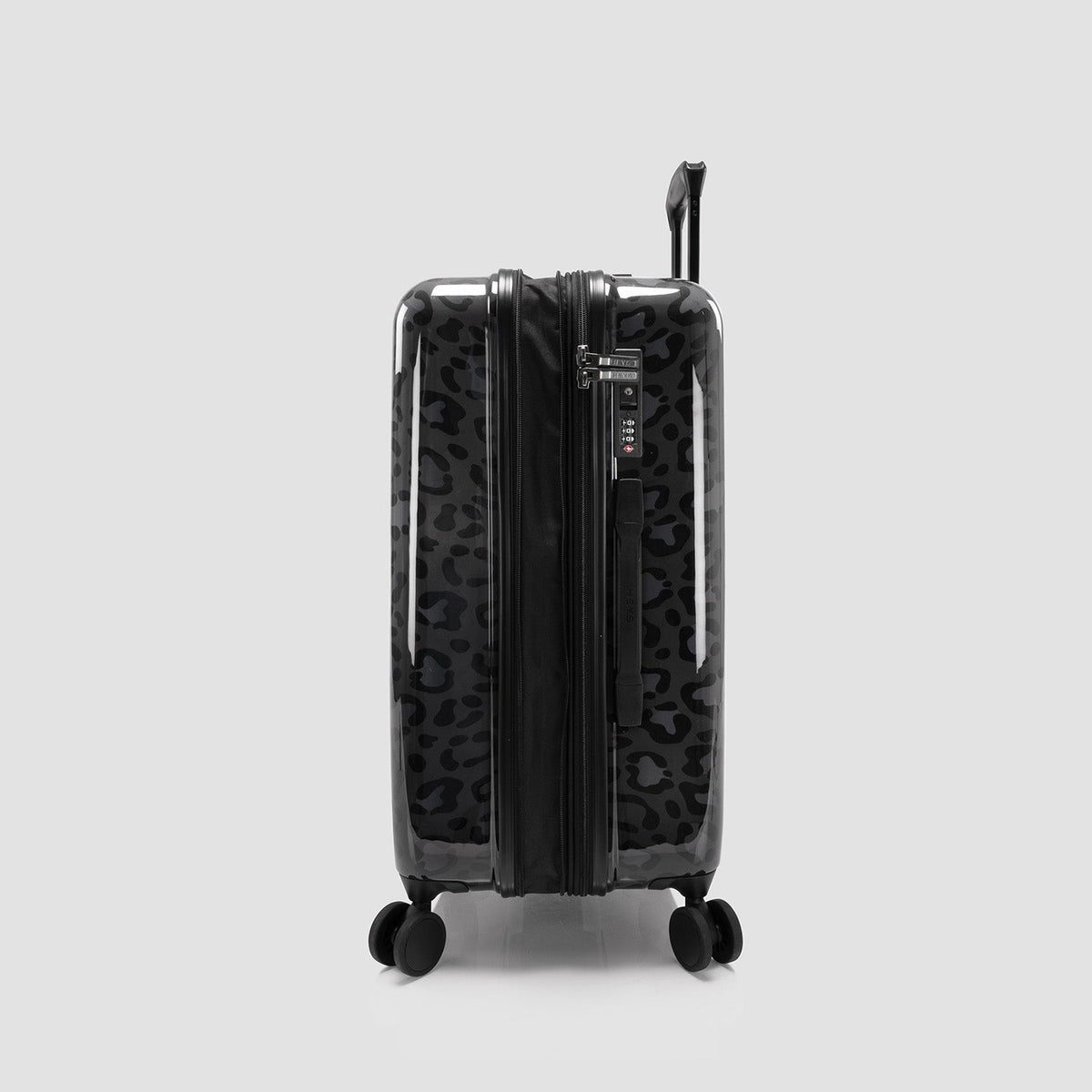 Elite Fashion Spinner® - Black Leopard 26 Inch Luggage