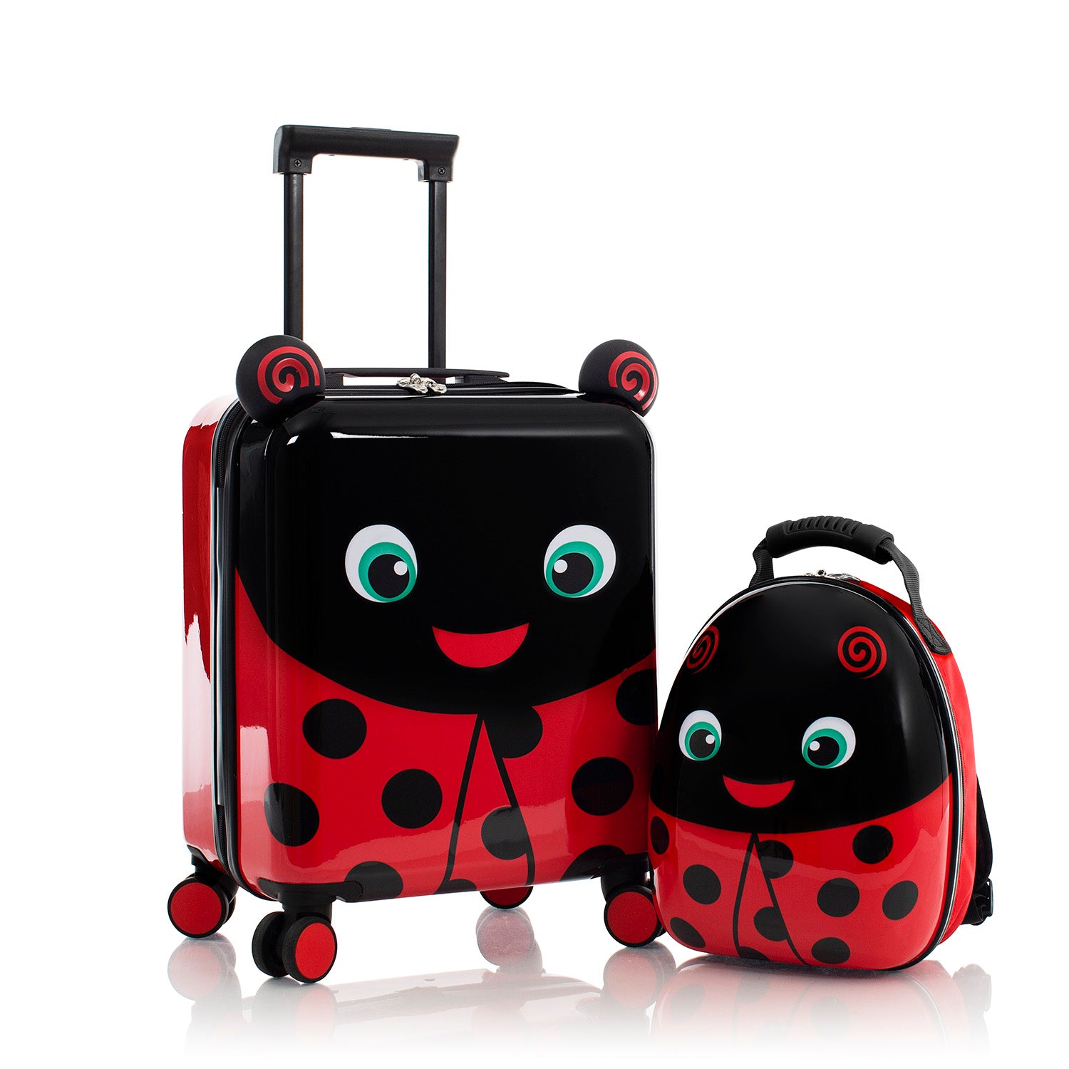 Super Tots Lady Bug Kids Luggage Backpack Set Kids Luggage Set