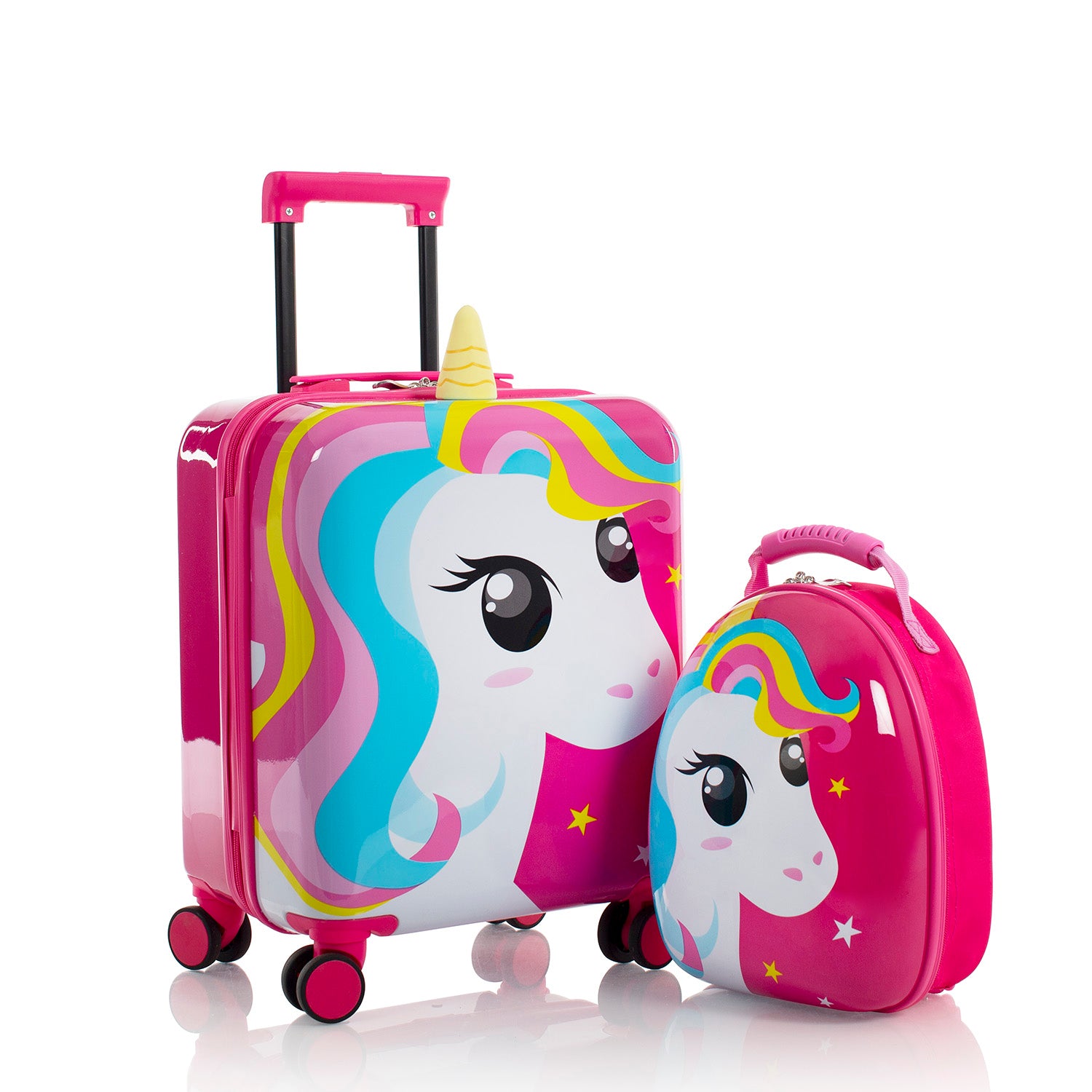Super Tots Unicorn Kids Luggage Backpack Set