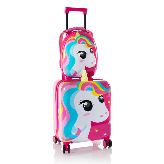 Super Tots Unicorn - Kids Luggage & Backpack Set | Kids Luggage Set