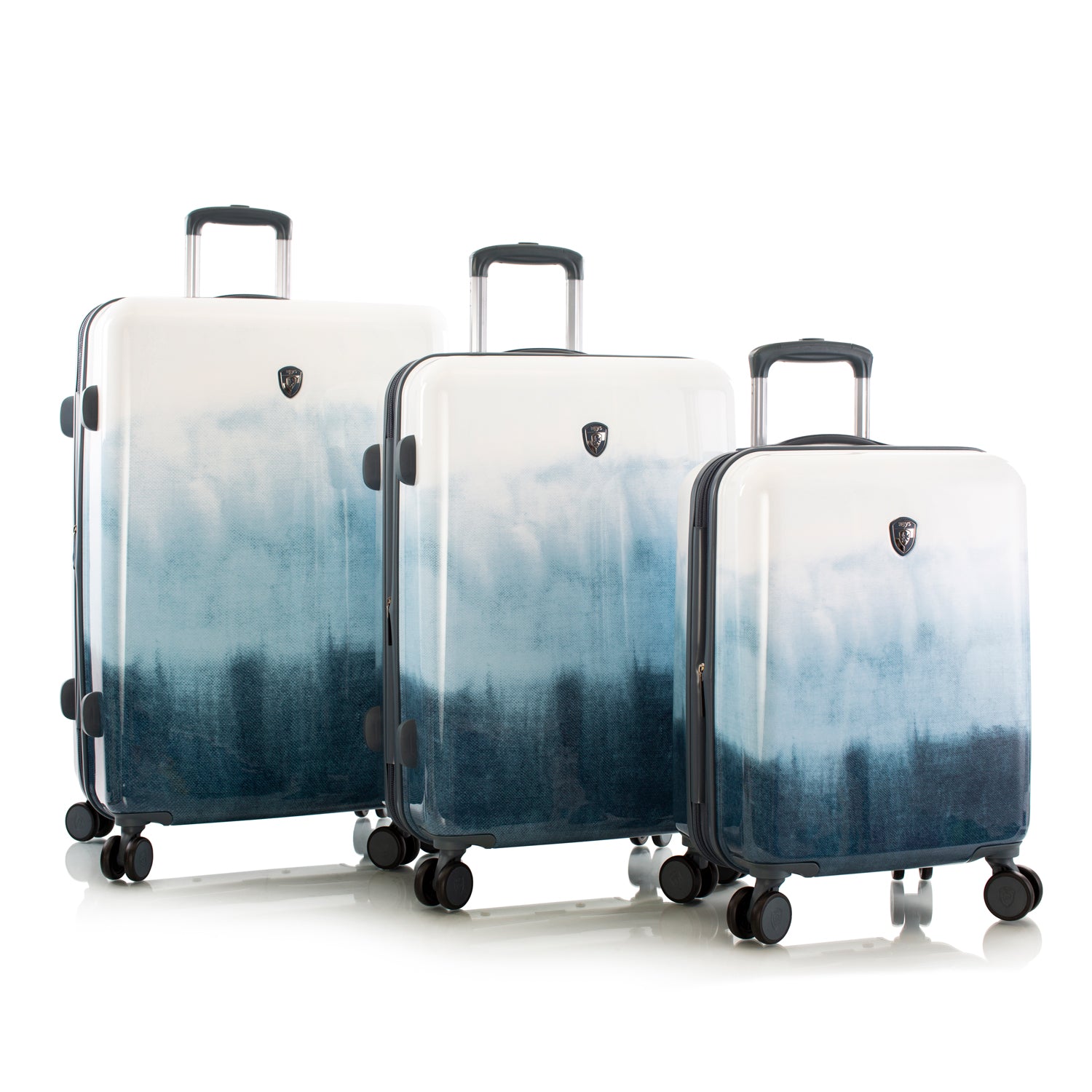 Tie-Dye Blue Fashion Spinner® 3 Piece Luggage Set | Fashion Luggage