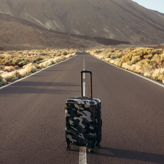 Black Camo 30" Fashion Luggage | Large Size Luggage