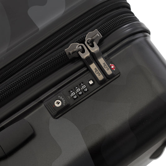 Black Camo 3 piece Fashion Spinner® Luggage Set | Fashion Luggage