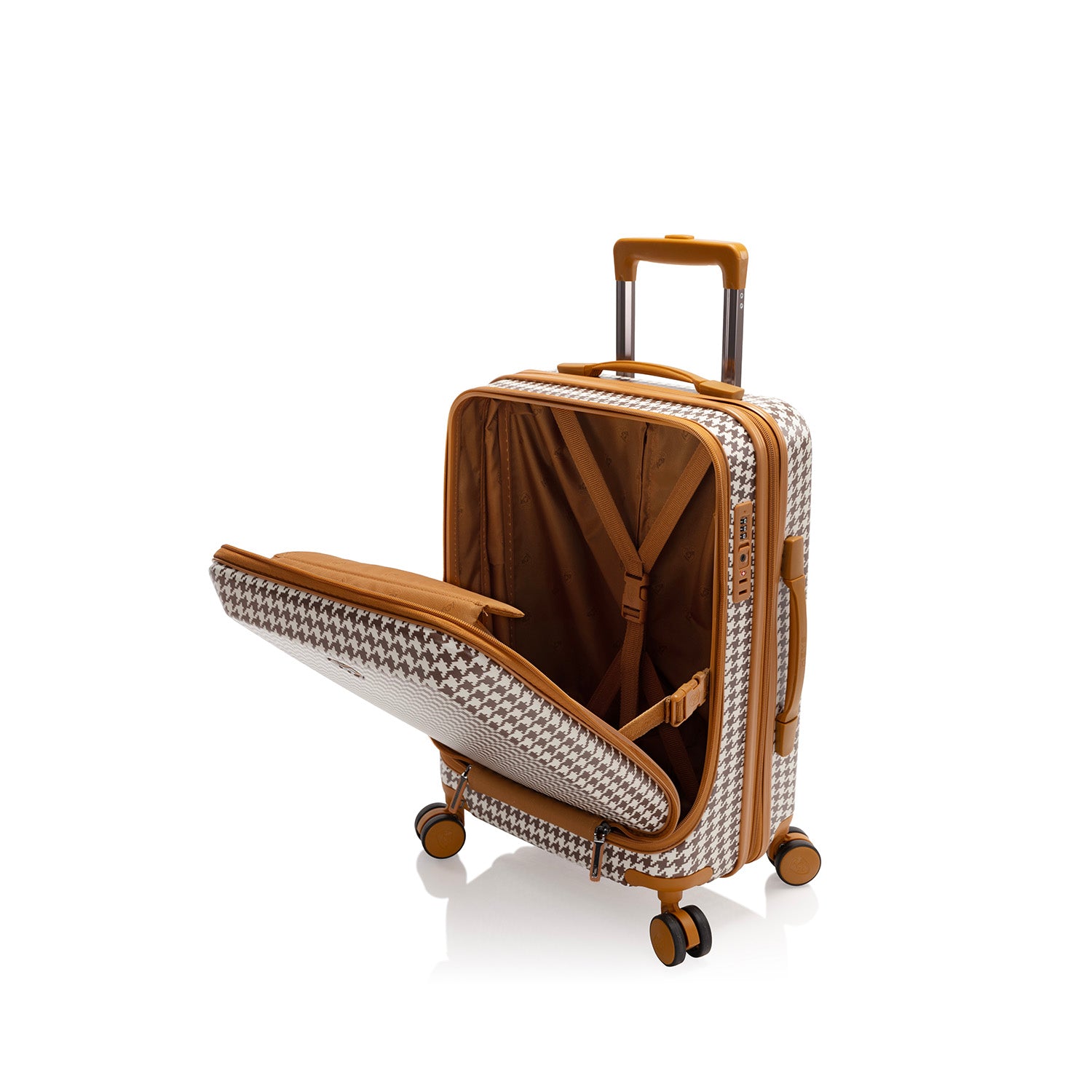 Houndstooth carry on luggage new arrivals