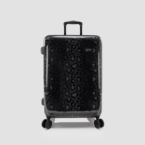 Elite Fashion Spinner® - Black Leopard 26 Inch Luggage