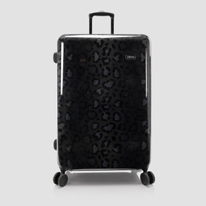 Elite Fashion Spinner® - Black Leopard 30 Inch Luggage