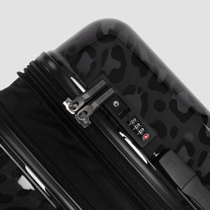 Elite Fashion Spinner® - Black Leopard 3 Piece Luggage Set