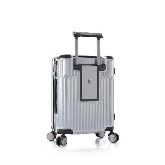 Tekno Silver 21" Carry On Luggage | Tech Luggage | Carry on Luggage